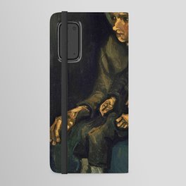  Peasant Woman with Child on her Lap, 1885 by Vincent van Gogh Android Wallet Case