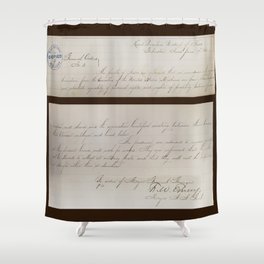 Original General Order 3. June 19th 1865 Juneteenth Shower Curtain