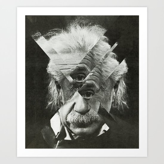 Albert E Mix 2 Art Print