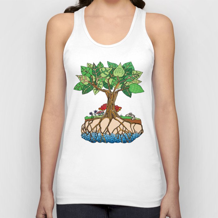 Trees Drink from the Water Table - Environmental Art Tank Top