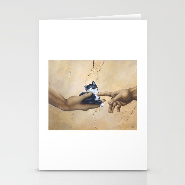 Creation of Adam Cat Stationery Cards
