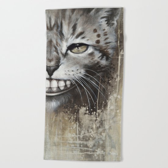 Le chat Beach Towel