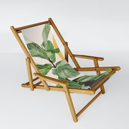 Abstract Art / Plant 2 Sling Chair