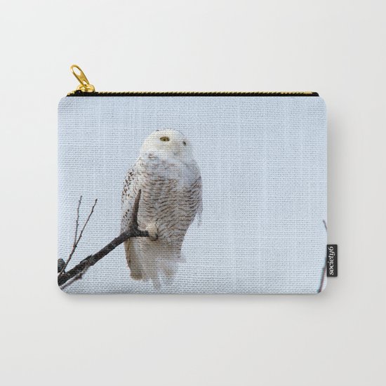 Lofty Vision (Snowy Owl) Carry-All Pouch