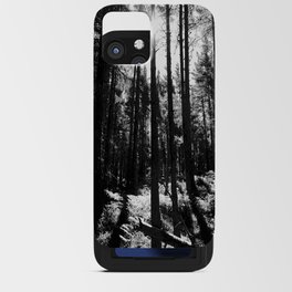 Dark Forest Light in the Scottish Highlands  iPhone Card Case