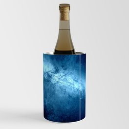 Classic Blue Galaxy Messier M82 Wine Chiller