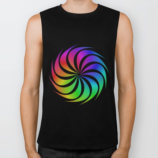 Rainbow Biker Tank
