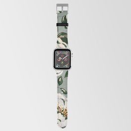 Dusty Flower filed watercolor Pattern Apple Watch Band