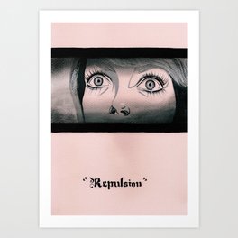 Repulsion Art Print | Illustration, Scary, Pop Art, Vintage 