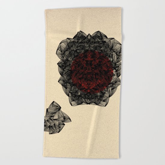 - cosmos_02 - Beach Towel