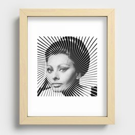 Op Art Sophia Loren Recessed Framed Print