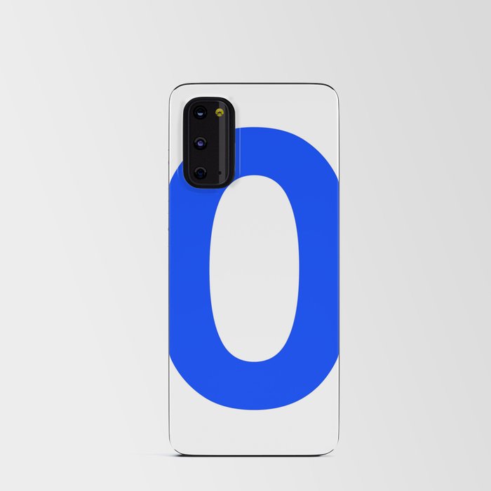 Number 0 (Blue & White) Android Card Case