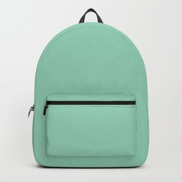 Plain Mint Green Backpack