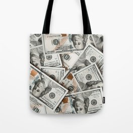 Money background of one hundred dollar bills Tote Bag