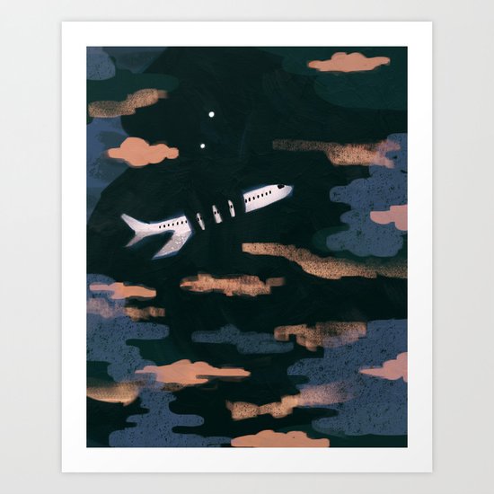 Airplane Angst Art Print