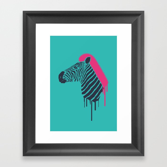 Zebra's Not Dead II Framed Art Print