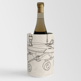 Nasa Mars Rover Patent - Mars Exploration Rover Art - Antique Wine Chiller