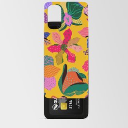 Tropical Flowers Color Pop Yellow Android Card Case