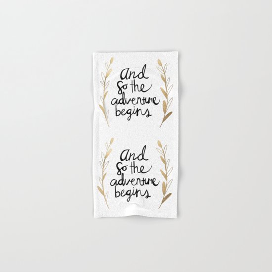 The Adventure Begins Hand & Bath Towel