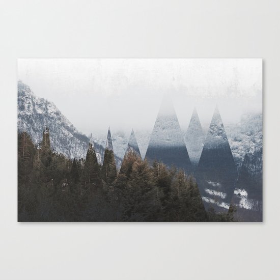 Winter Mountains Canvas Print