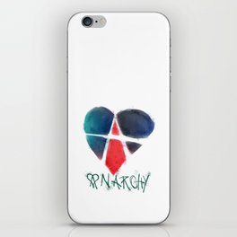 Anarchy in love iPhone Skin