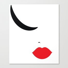 the lips Canvas Print