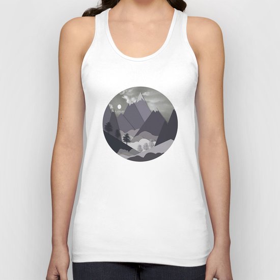 Night Mountains No. 24 Unisex Tank Top