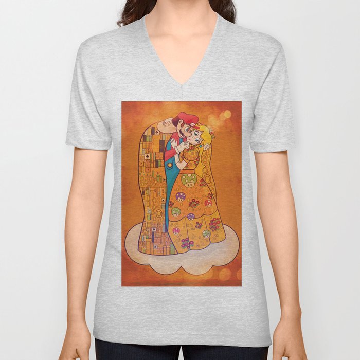 Just Before The Kiss V Neck T Shirt