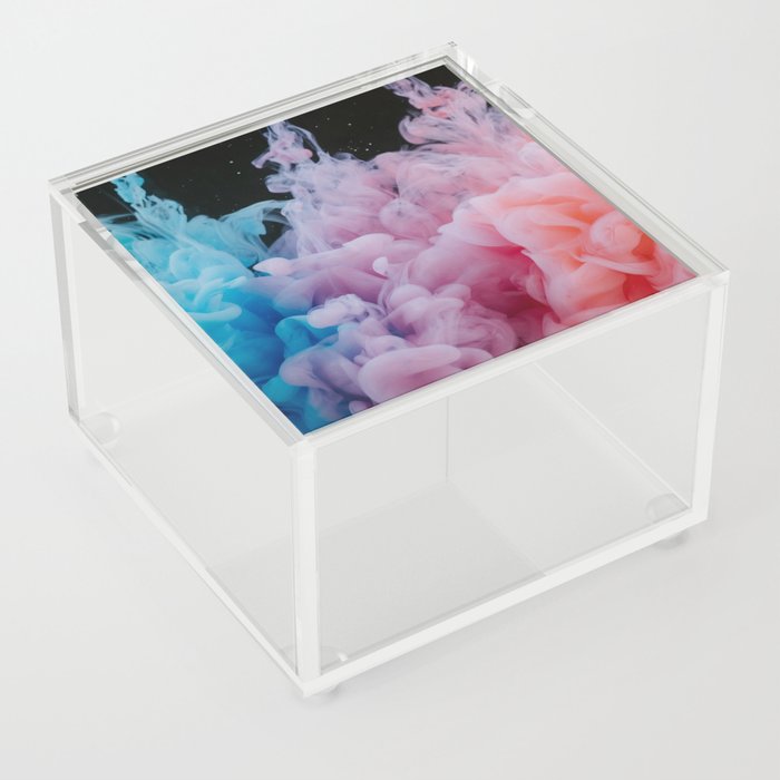 Rainbow Smoke  Acrylic Box