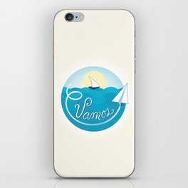 Vamos (Let's go) - Beach iPhone Skin