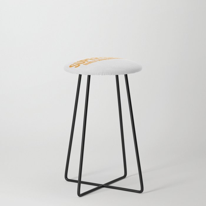 Super Easy Barely An Inconvenience,  Yellow Classic T-Shirt Counter Stool