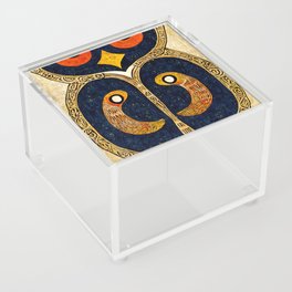 Owl, in the style of Book of Kells Acrylic Box