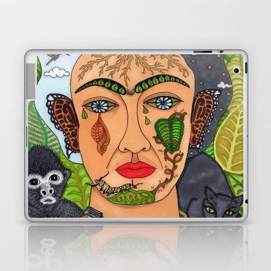 Frida Kahlo Monarca Laptop & iPad Skin