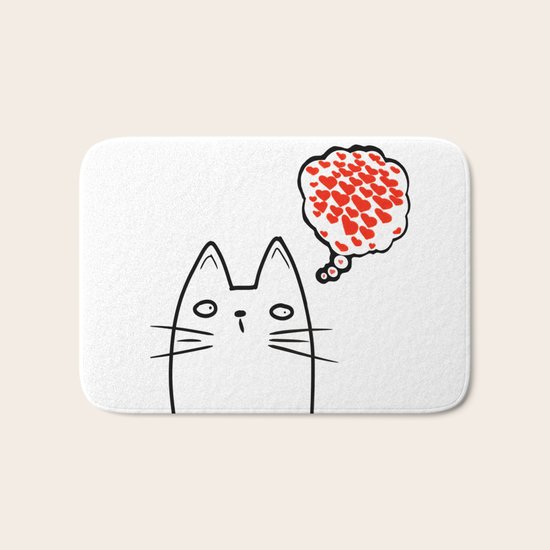 Loving Thoughts Bath Mat