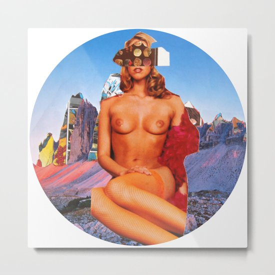Surreala Alpina 35 · Crop Circle Metal Print