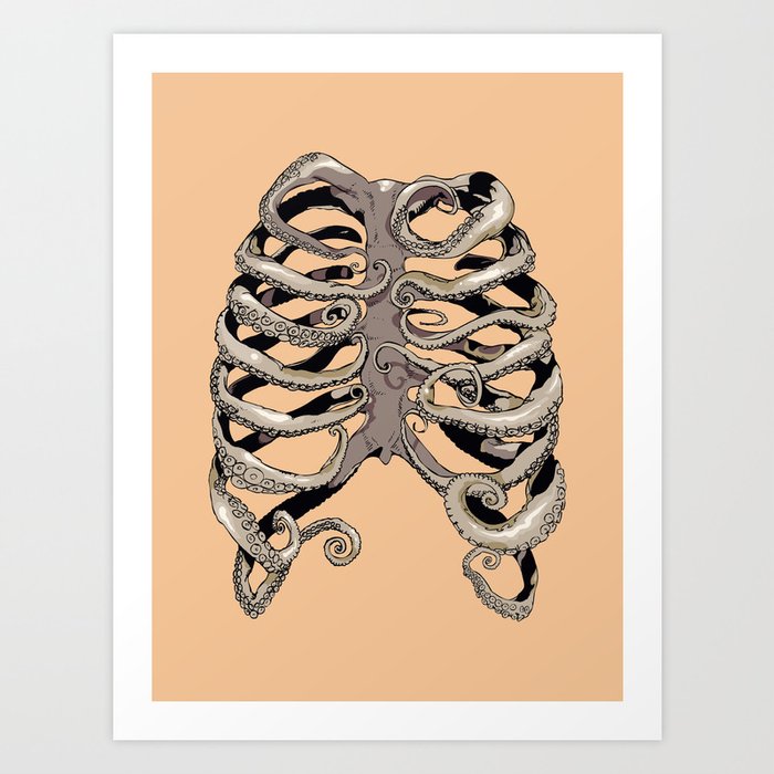 Your Rib is an Octopus Art Print