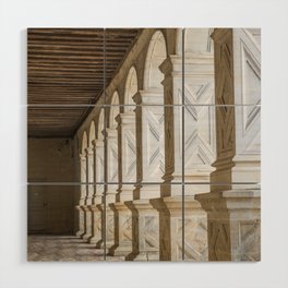 Marble arches at Chateaux Villandry, France - Castle archway - summer travel photography Wood Wall Art