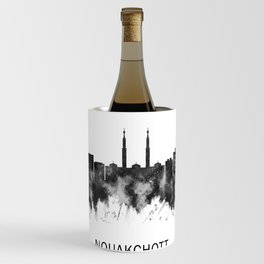 Nouakchott Mauritania Skyline BW Wine Chiller