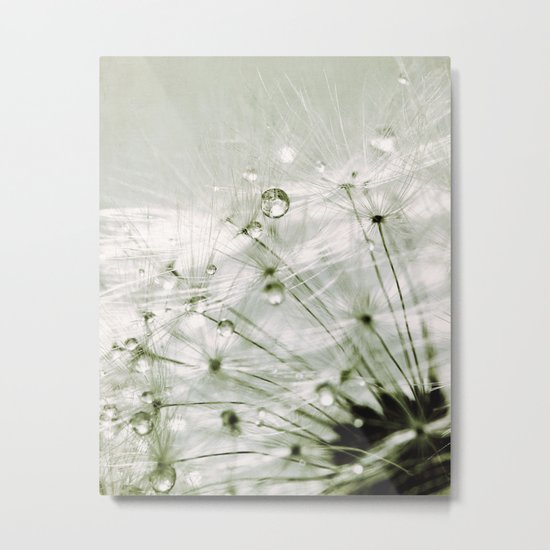 droplets Metal Print
