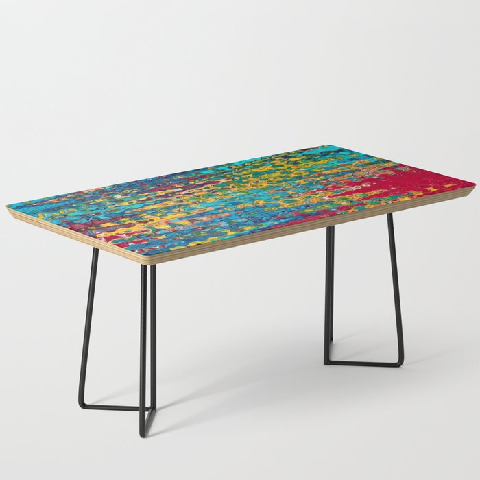 Abstract In Zigzag Waves  Coffee Table