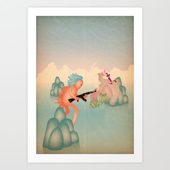 sparatoria Art Print