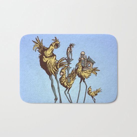 Dali Chocobos Bath Mat