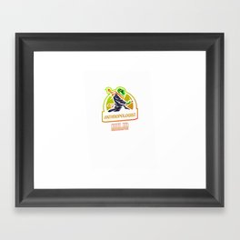 Greatest Anthropologist Ninja Framed Art Print