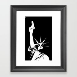 Liberty's Gun Framed Art Print