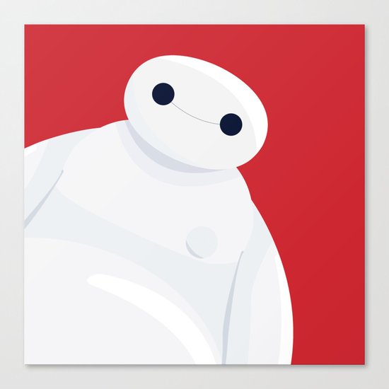 BH6 - Baymax - Big Hero 6 Canvas Print