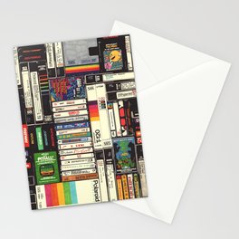 Cassettes, VHS & Games Stationery Cards