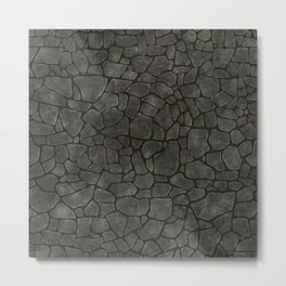 Tiles Stone Pattern Metal Print