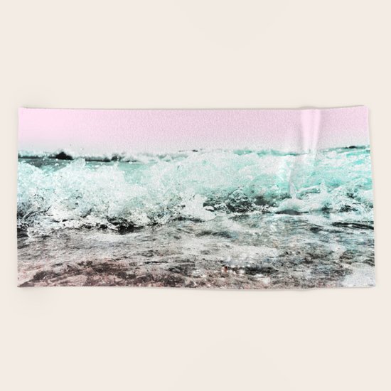 Waves Beach Towel