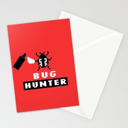 Programmer bug hunter Stationery Card