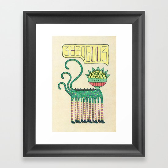 galáctico Framed Art Print
